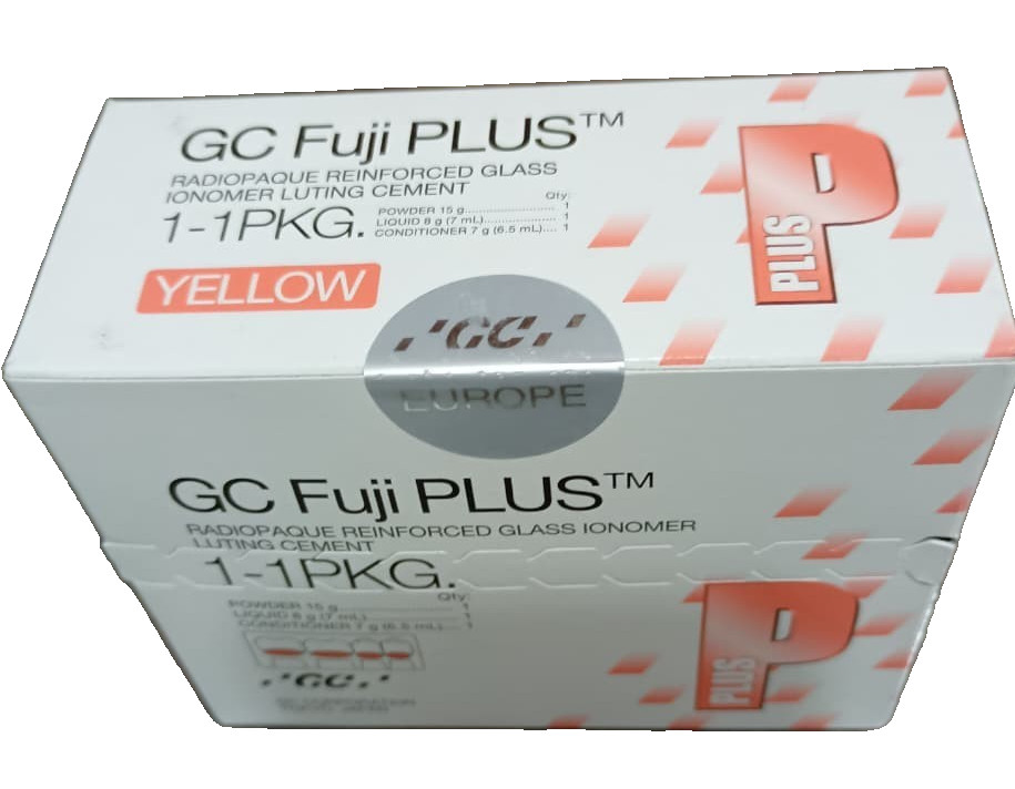 GC Fuji PLUS Radiopaque Luting Cement Glass Ionomer Crown Bridge Dental Fastship