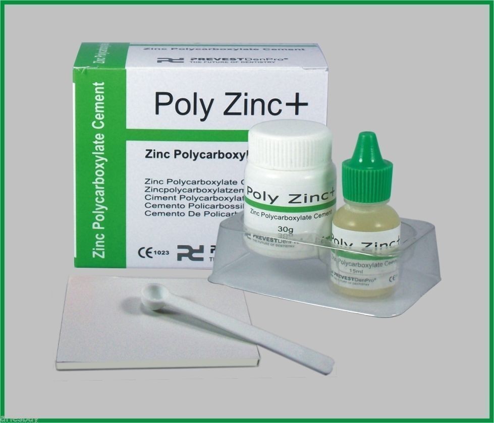 Prevest DenPro Zinc Polycarboxylate Cement Poly Zinc+ for Crown and Bridges.