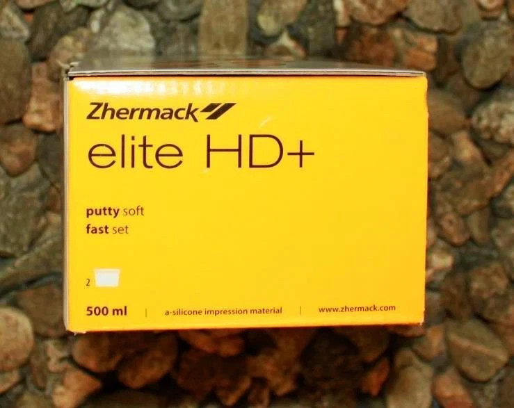 elite HD+ Putty Soft Fast Set 500ml (2 x 250ml) Zhermack #C203010 Exp. 2027-12