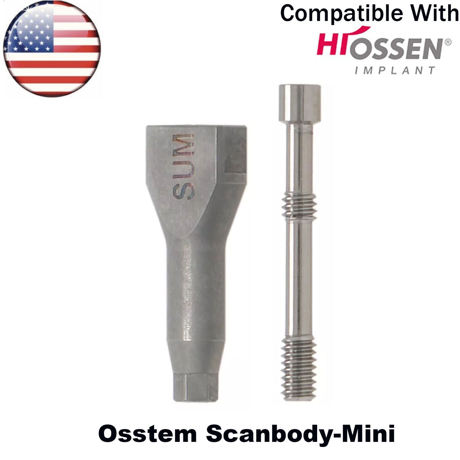 US Dental Mini/Regular Implant Scan Body for CAD/CAM fit OSSTEM Hiossen ET III