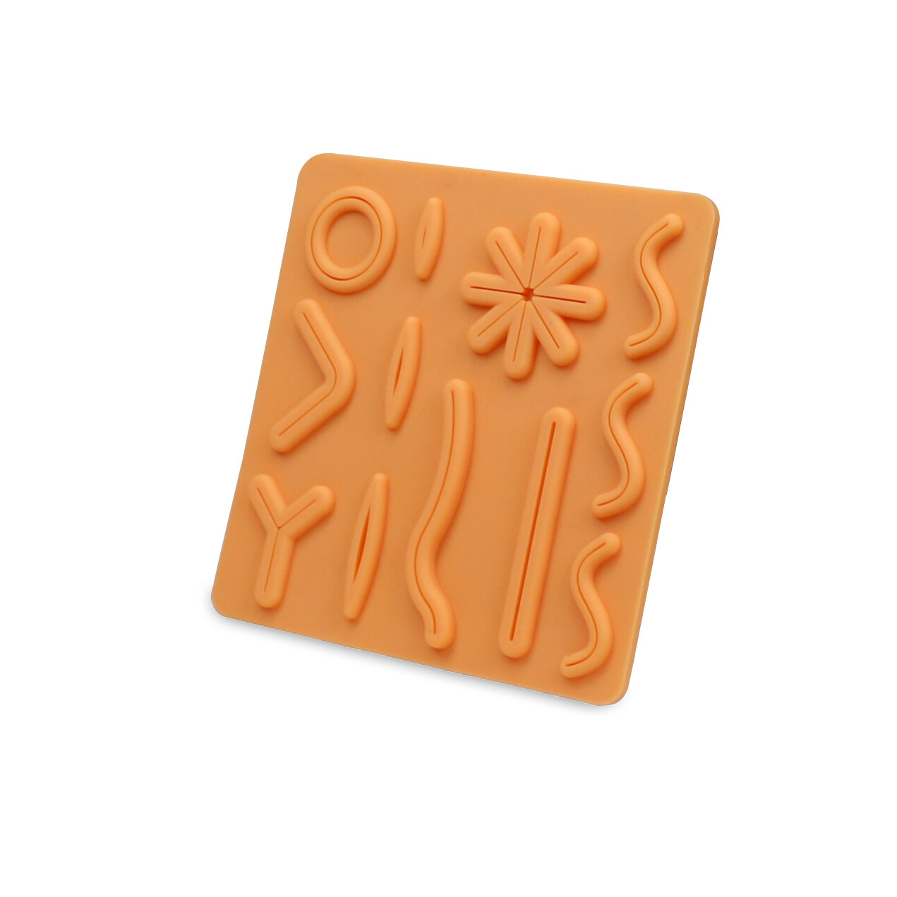 Parco PSP2001-3D 7.8”X7.8” Suture Training 3D Silicon Pad W 12 Pre-cut Wounds