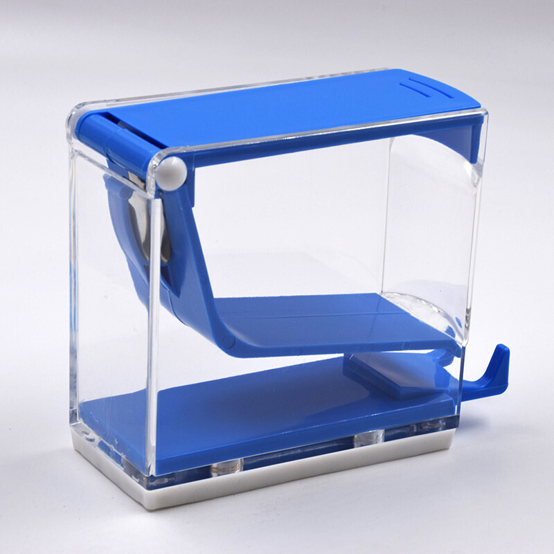 Dental Othodontic Cotton Batting Roll Dispenser Holder Blue Case Press Storage
