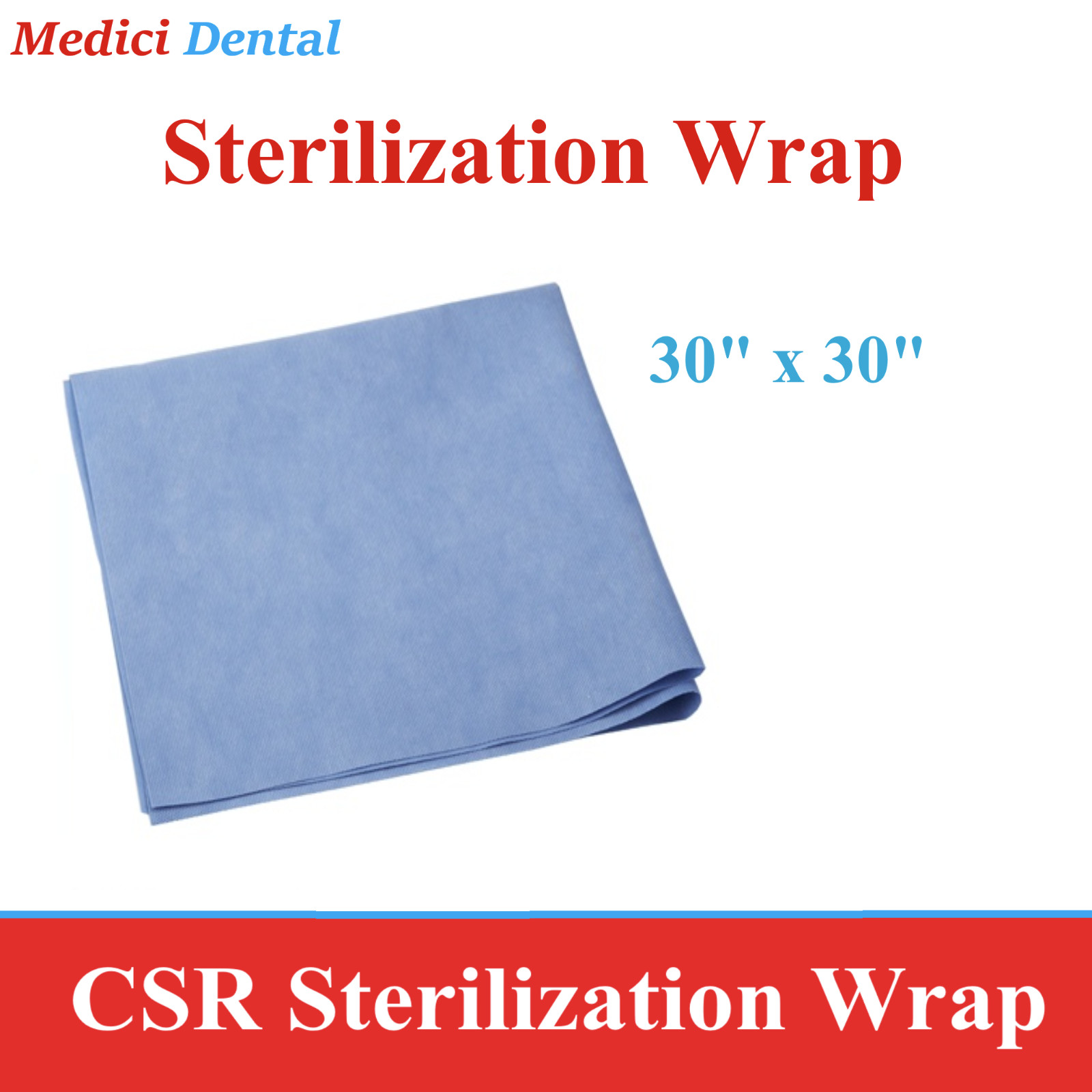 Autoclave CSR Sterilization Wrap Sterilization Wrap, 30″ x 30″, 400/cs, TIDI