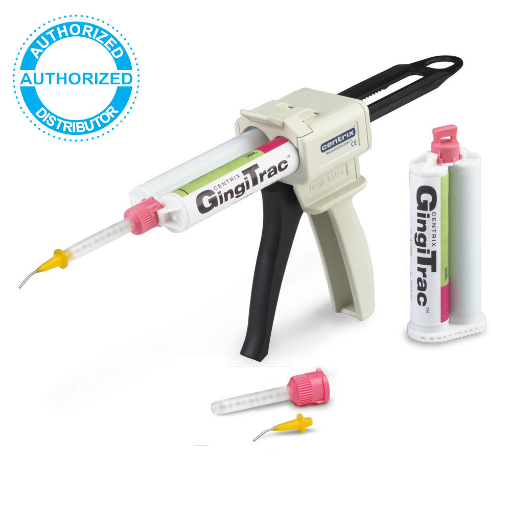 Centrix GingiTrac Automix Cartridges VPS Gingival Retraction System