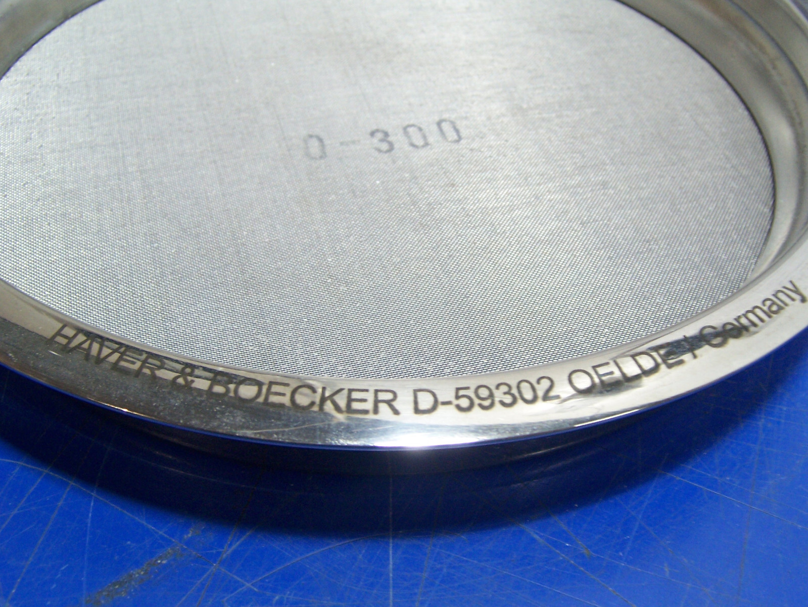 14426 Haver & Boecker 300 micron Test Sieve for Alpine-Air jet 203x28mm SS metal