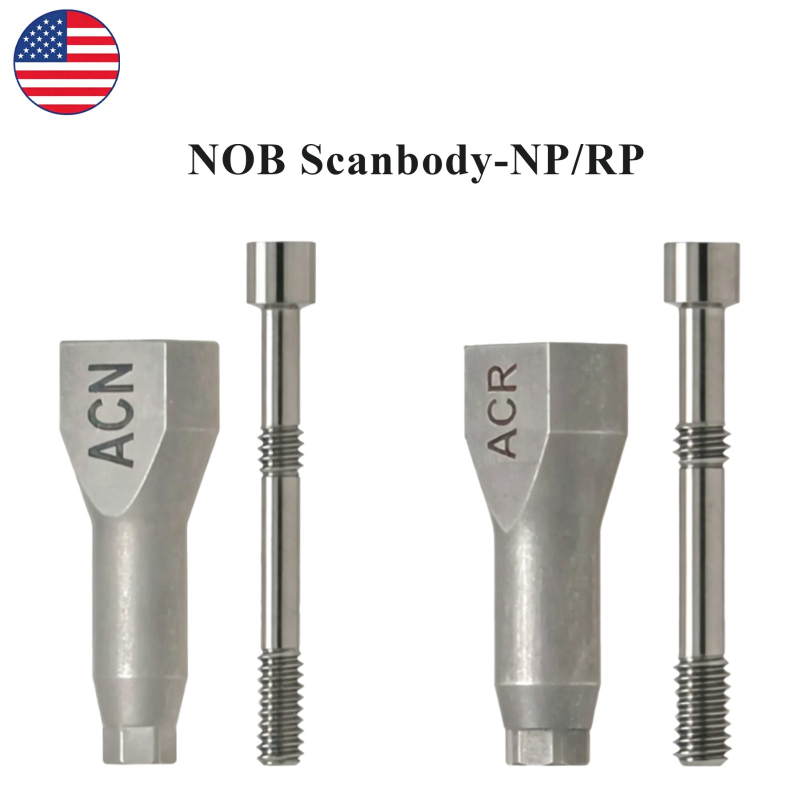 Dental Impression Coping Transfer Tray/Scan/Body/Analog Fit Nobel Active RP/NP