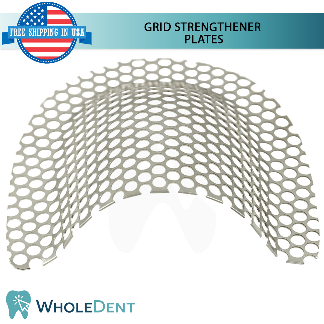Dental Lab Laboratory Grid Strengthener Plates Dentaurum Stainless Steel 10pcs