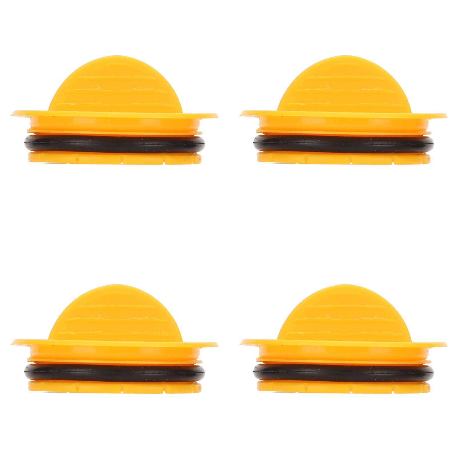 4pcs Yellow Dental Valve Filter Cover Strong Suction Replacement For Dental