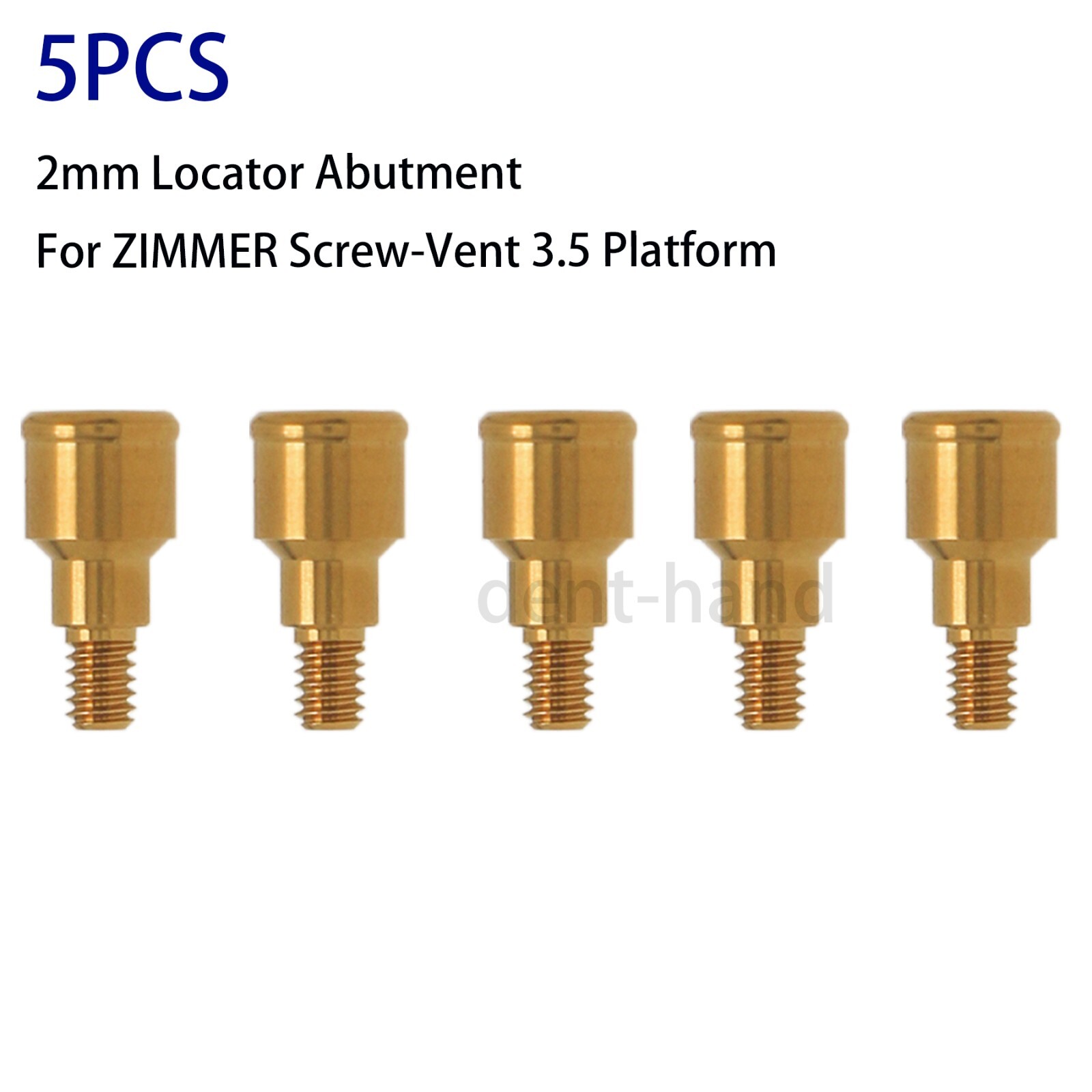 US Dental Zimmer PA Dia=3.5mm Abutments 1-5mm Implant Retention Caps Remove Tool