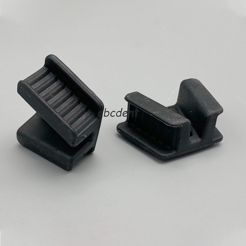 Dental Silicone Mouth Props Opener Bite Blocks Black Latex Free Autoclavable