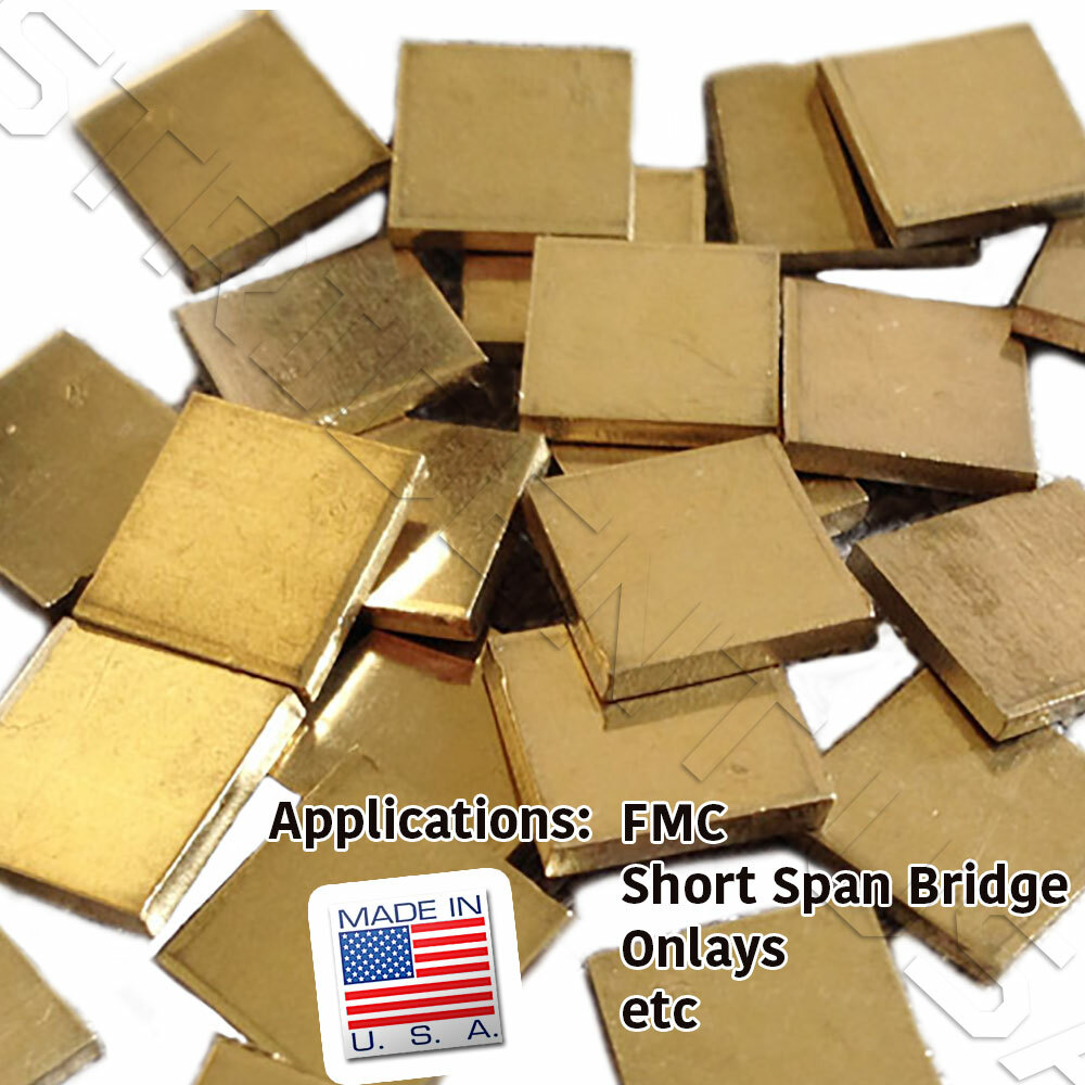 5 oz Gold Color Casting Non Precious Alloy Type 2 Restorations Gold Alternative
