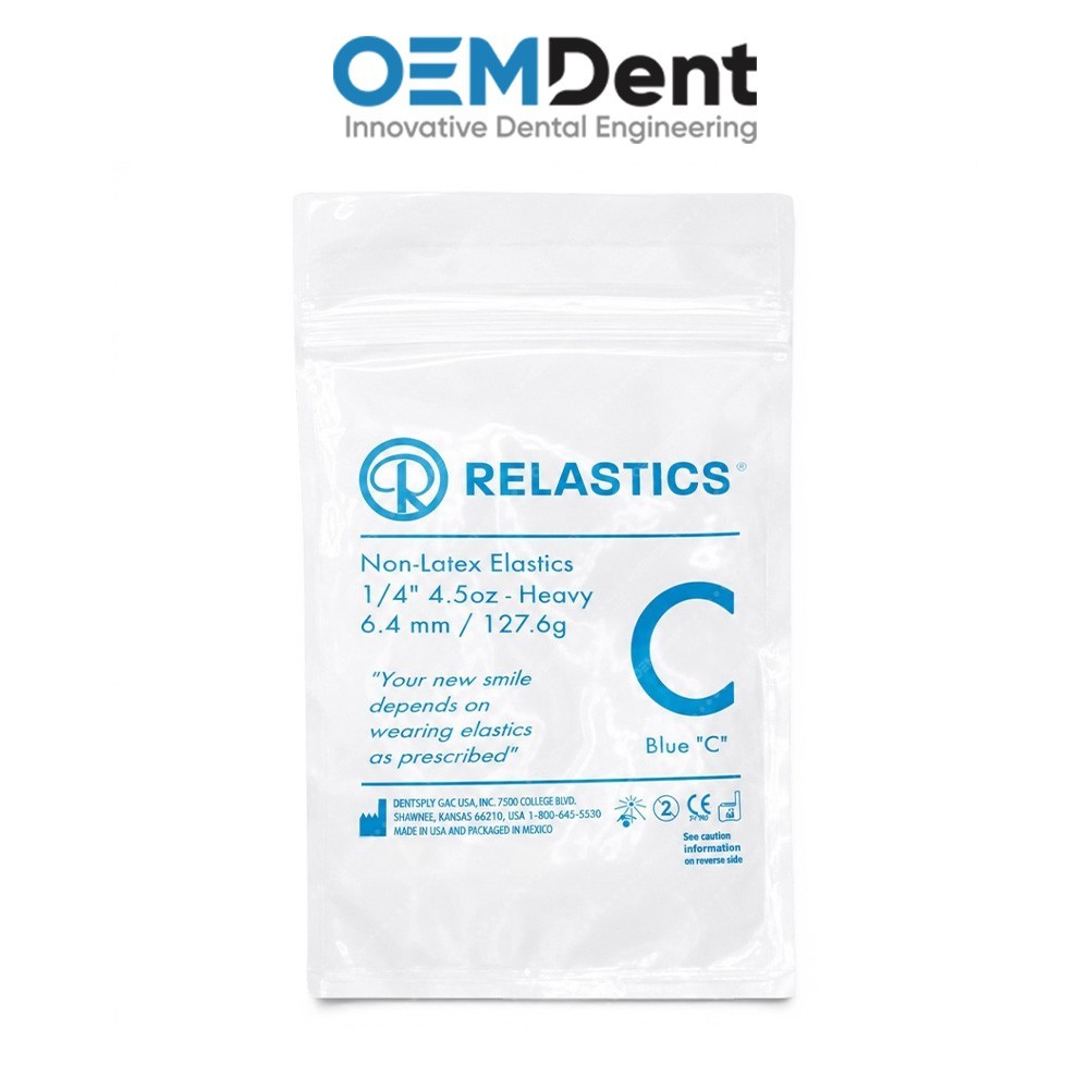Reliance Relastics Non Latex Heavy Elastics 5000pcs Patient Packs Made in USA