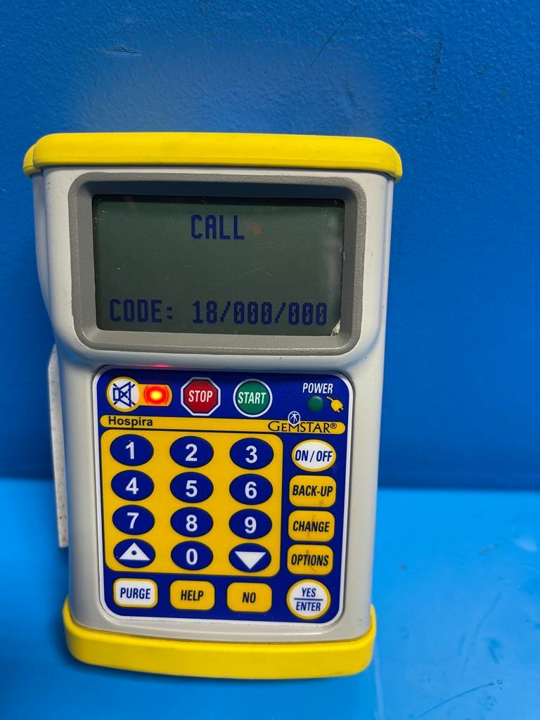 2010 HOSPIRA Gemstar INFUSION PUMP, Yellow Cap ~15678