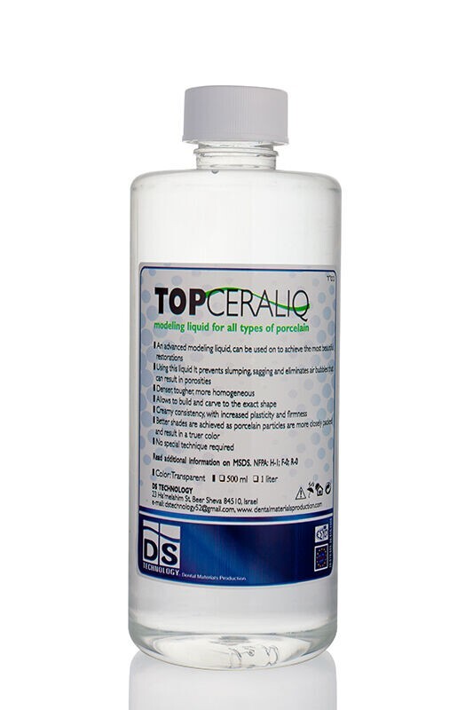 DENTAL Lab Product Ceramic Modeling Liquid TOP CERALIQ 500 ml / 16 fl.oz