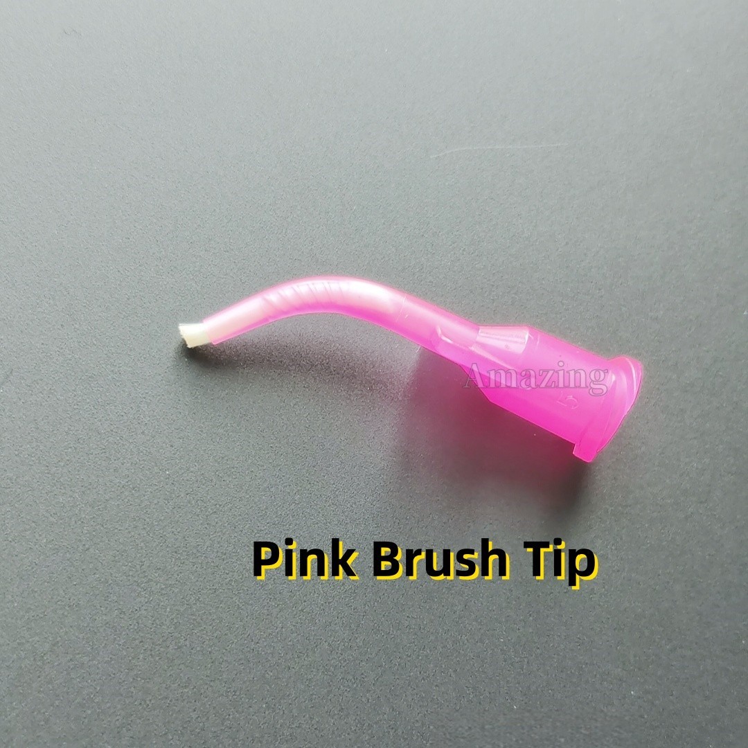 Screw Brush Syringe Delivery Tips Liner Appliator Dental Infusor Needle Tip