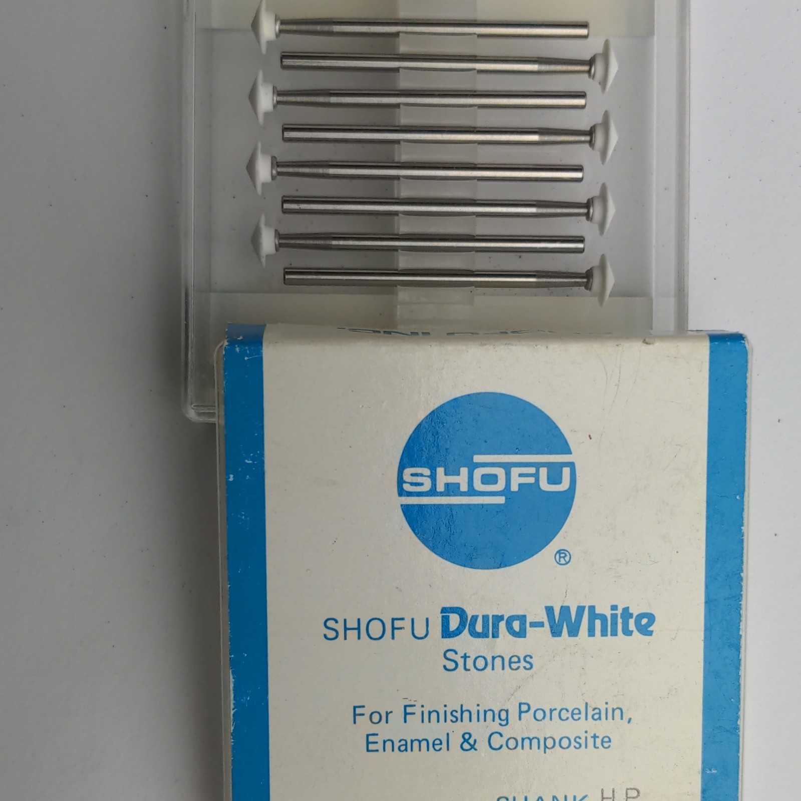 SHOFU Dura-White Flame Stones (8 pieces) HP KN3 PN0206