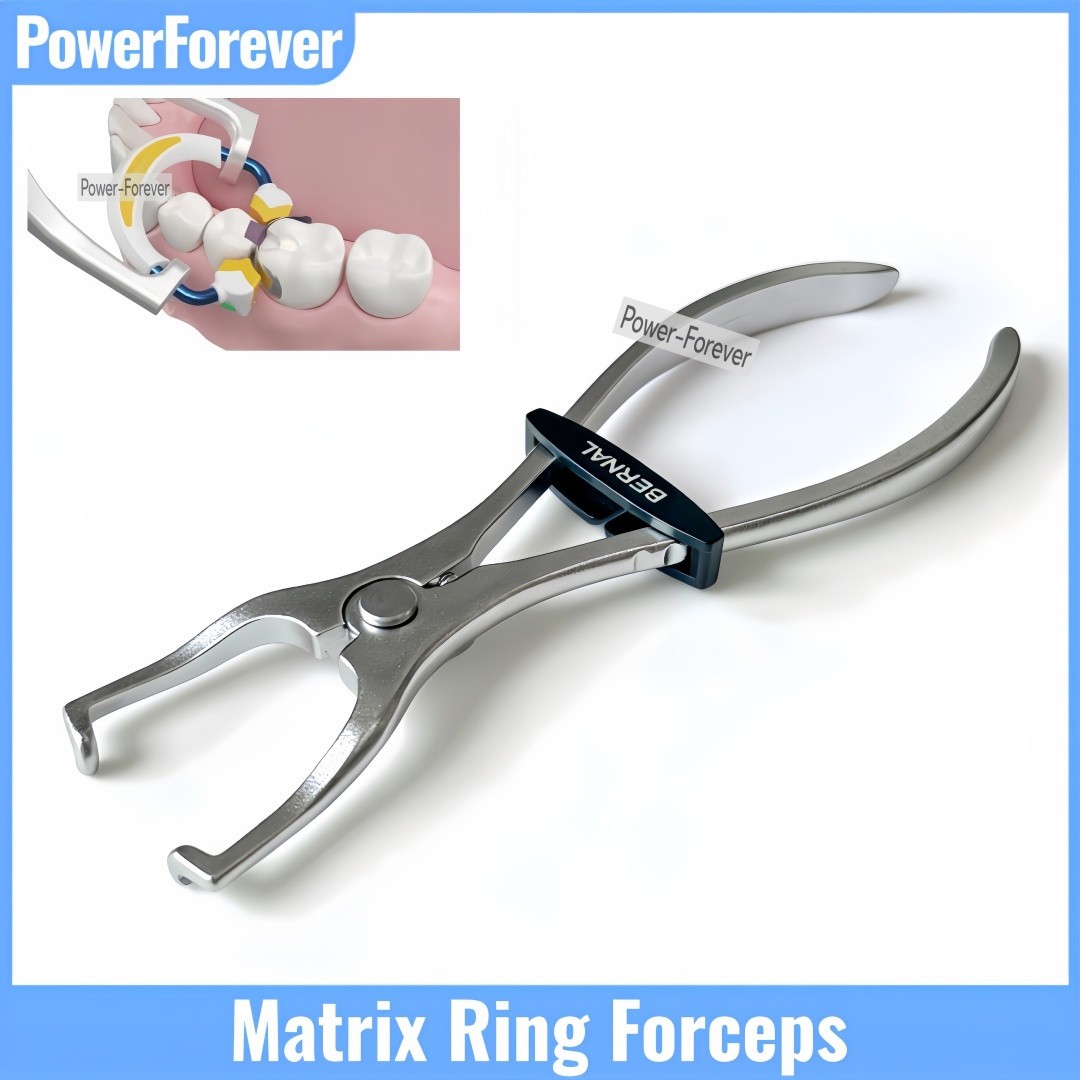 Dental Matrix Ring Forceps Placement Plier Separator Clamping Ring Fits Garrison