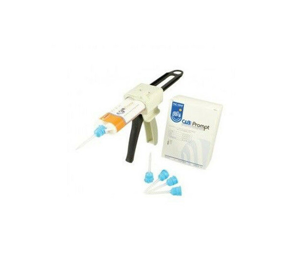 PacDent C&B Prompt Dental Temporary Material 50mL HP Cartridge A1/B1 +15 Tips