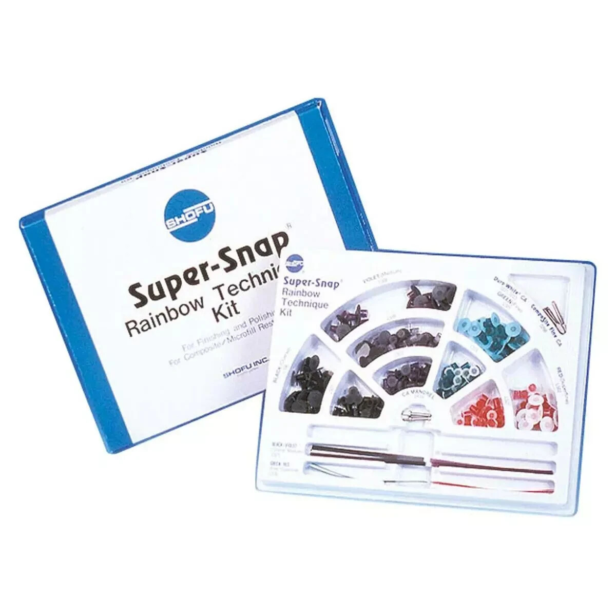 Shofu Super Snap Rainbow Technique Kit For Finishing And Polishing kit