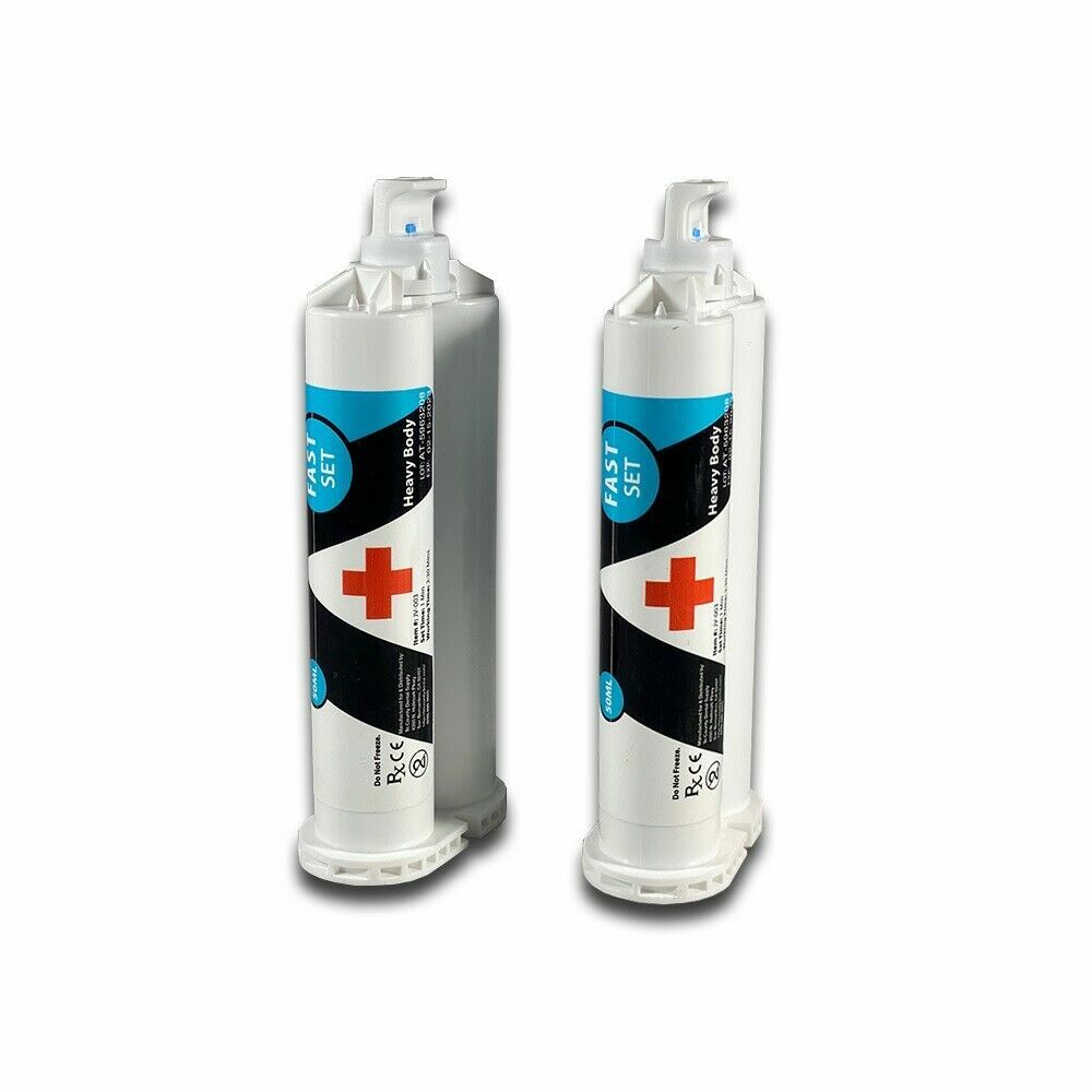 REDLAND Impression Material VPS Heavy Body Fast Set 40 x 50ml + 96 Tips