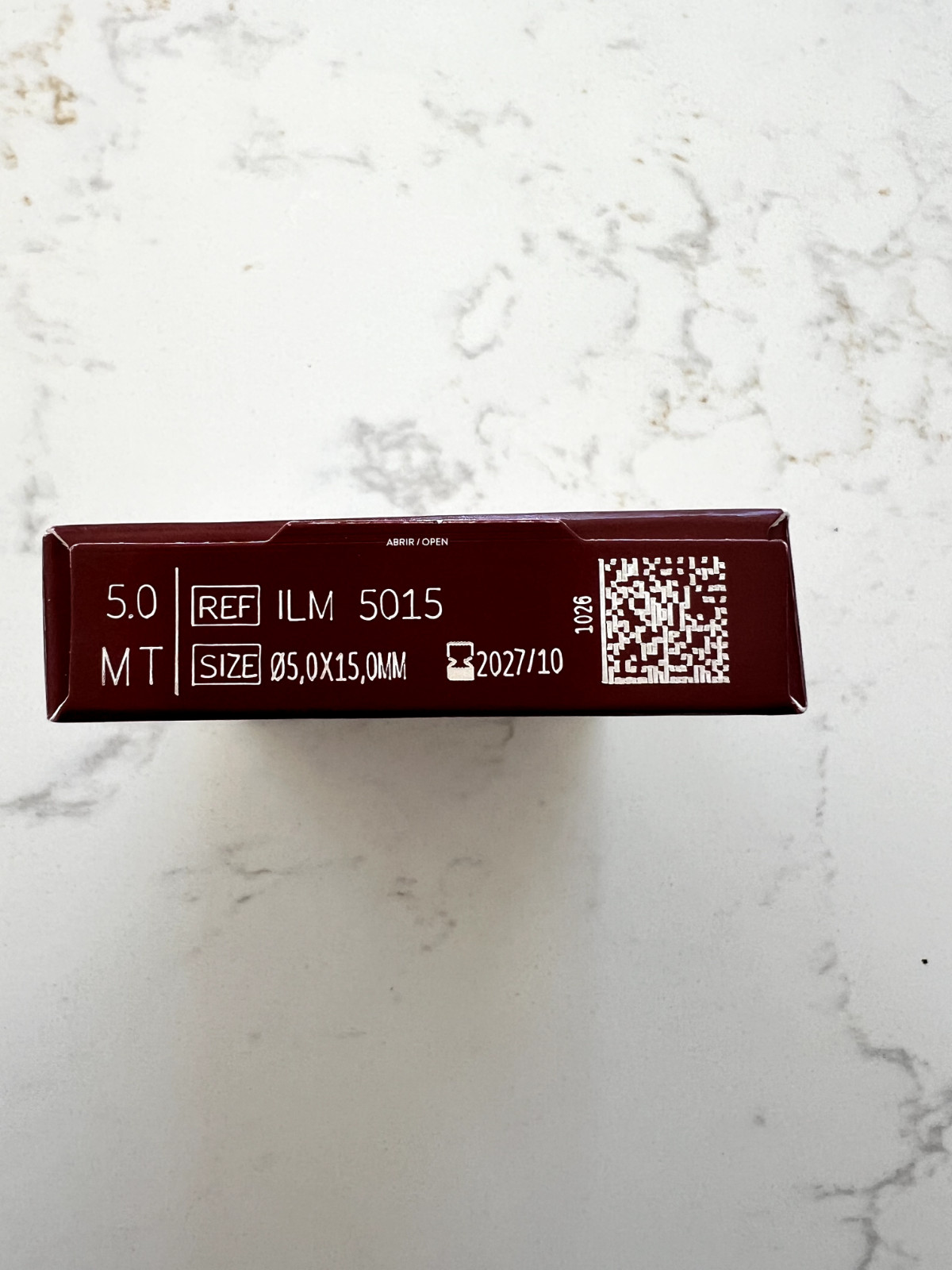 2 S.I.N. Epikut s Dental Implant REF ILM 5015 SIZE 05,0X15,0MM