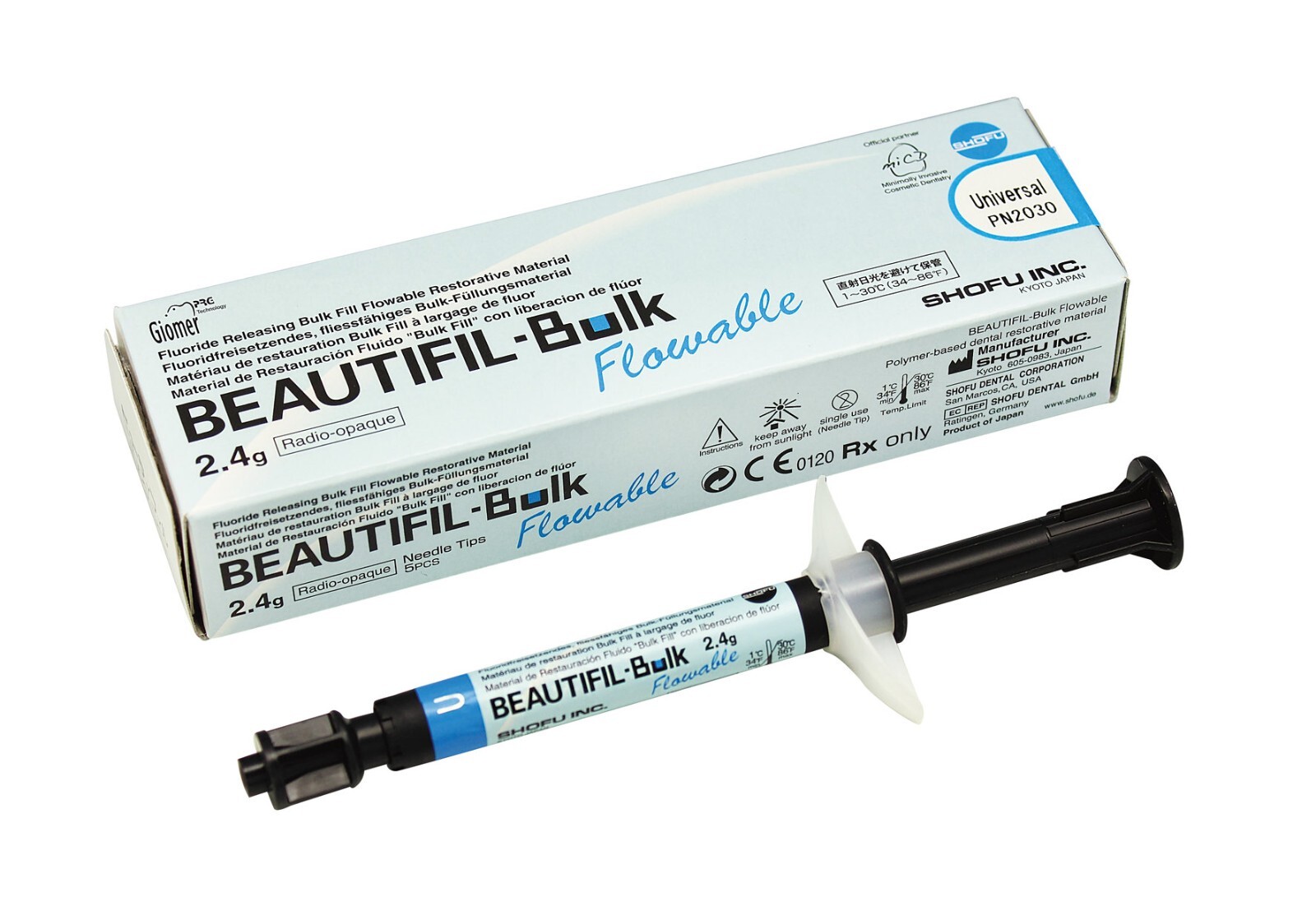 Shofu Dental Beautifil Bulk Flowable Composite 2.4 Gm Universal II (Free Ship)
