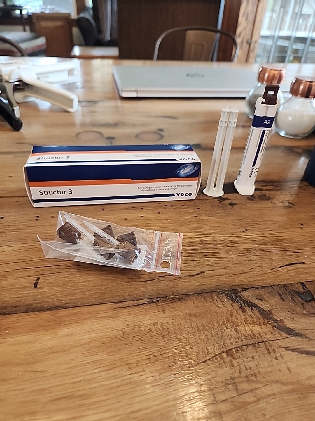 Voco Structure 3 A2 Self-Curing Temporary Crown Material Cartridge Exp 2025-10-4
