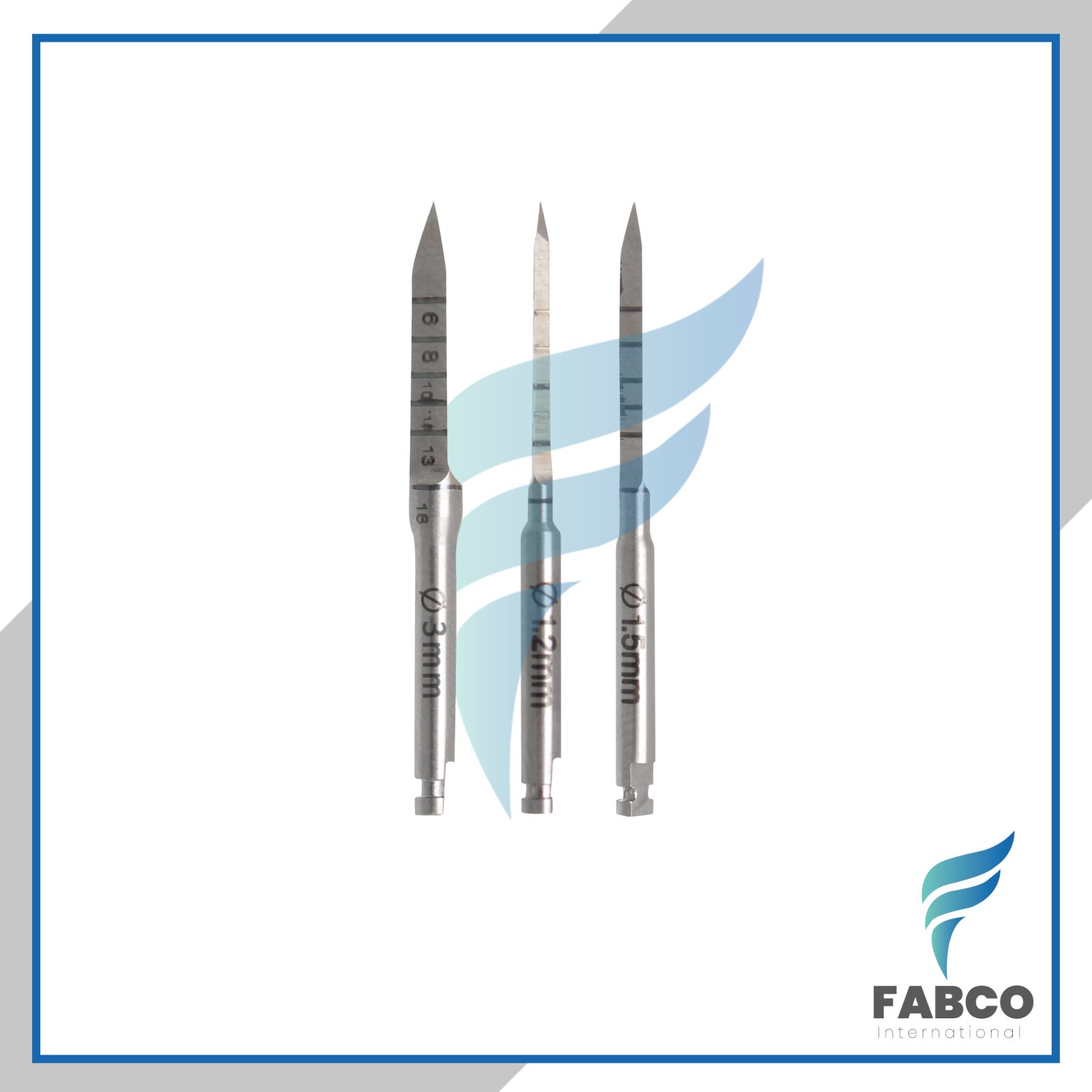 Lance Pilot Drill 1.2mm 1.5mm 3mm Dental Implant Surgical Tool Instrument Set