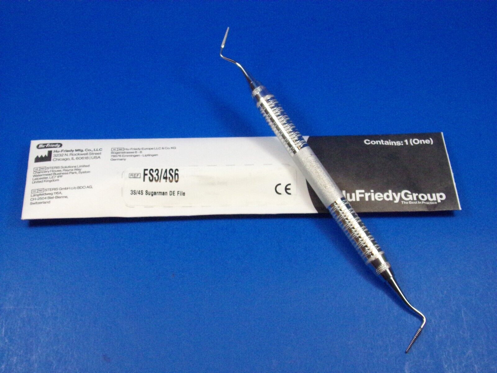 Dental #3S/4S Sugarman Periodontal File FS3/4S6 HU FRIEDY