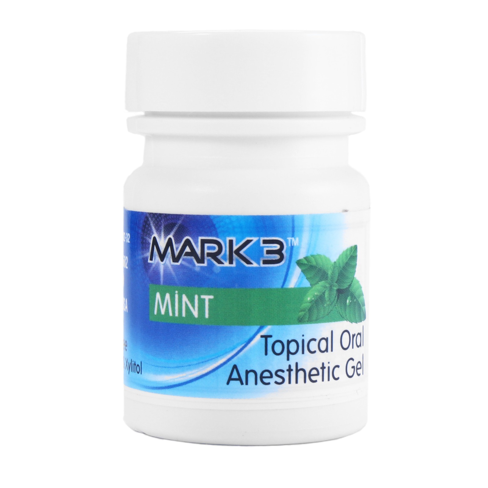 Mark3 Dental Topical Anesthetic Gel 20% Benzocaine 1OZ Jar Mint
